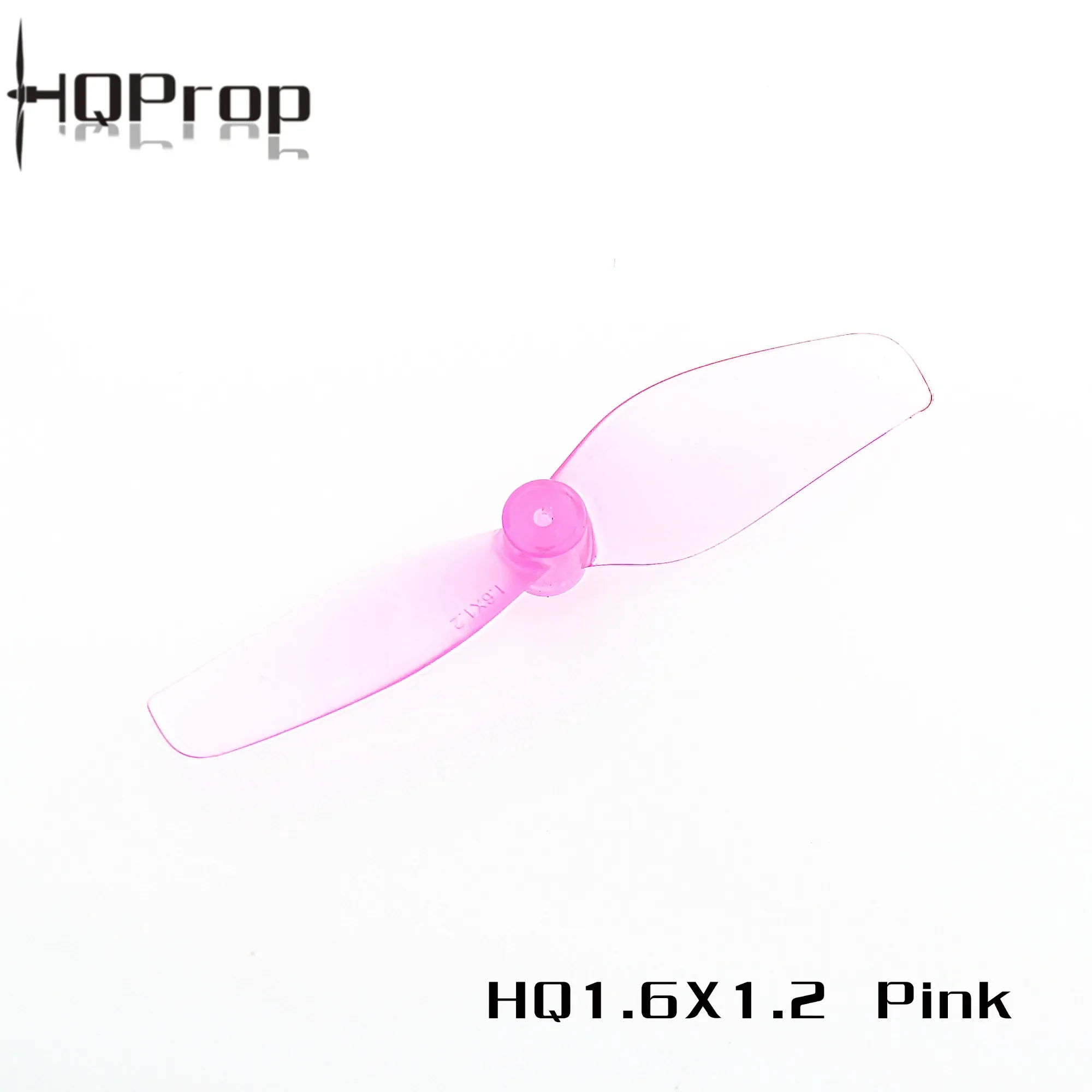 Hélice HQProp Whoop 1.6x1.2 (40mm) installée sur un micro drone, prête à voler.