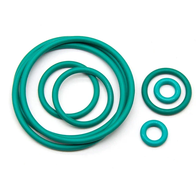 Description Picture 6 of item10pcs FKM O Ring Green CS 1/2/3.1/4mm OD 5-70mm Insulated Oil High Temperature Resistance Fluorine Rubber FKM O-Ring Seal Gasket
