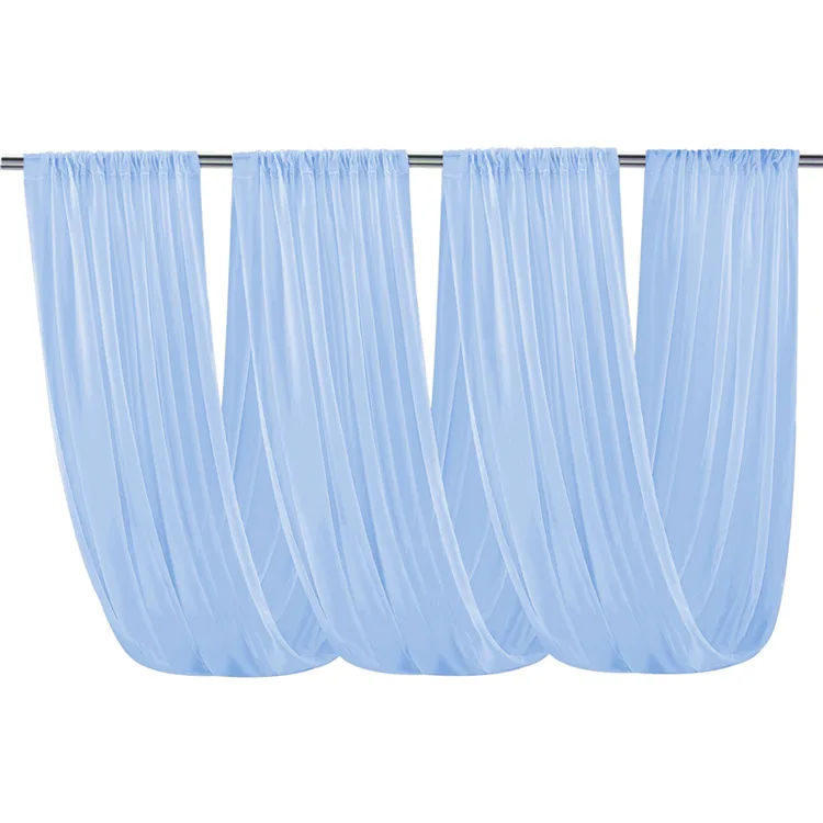 Drappeggio In Chiffon Per Matrimonio | Pannello 600x75cm | Bianco Avorio Per Archi E Cerimonie