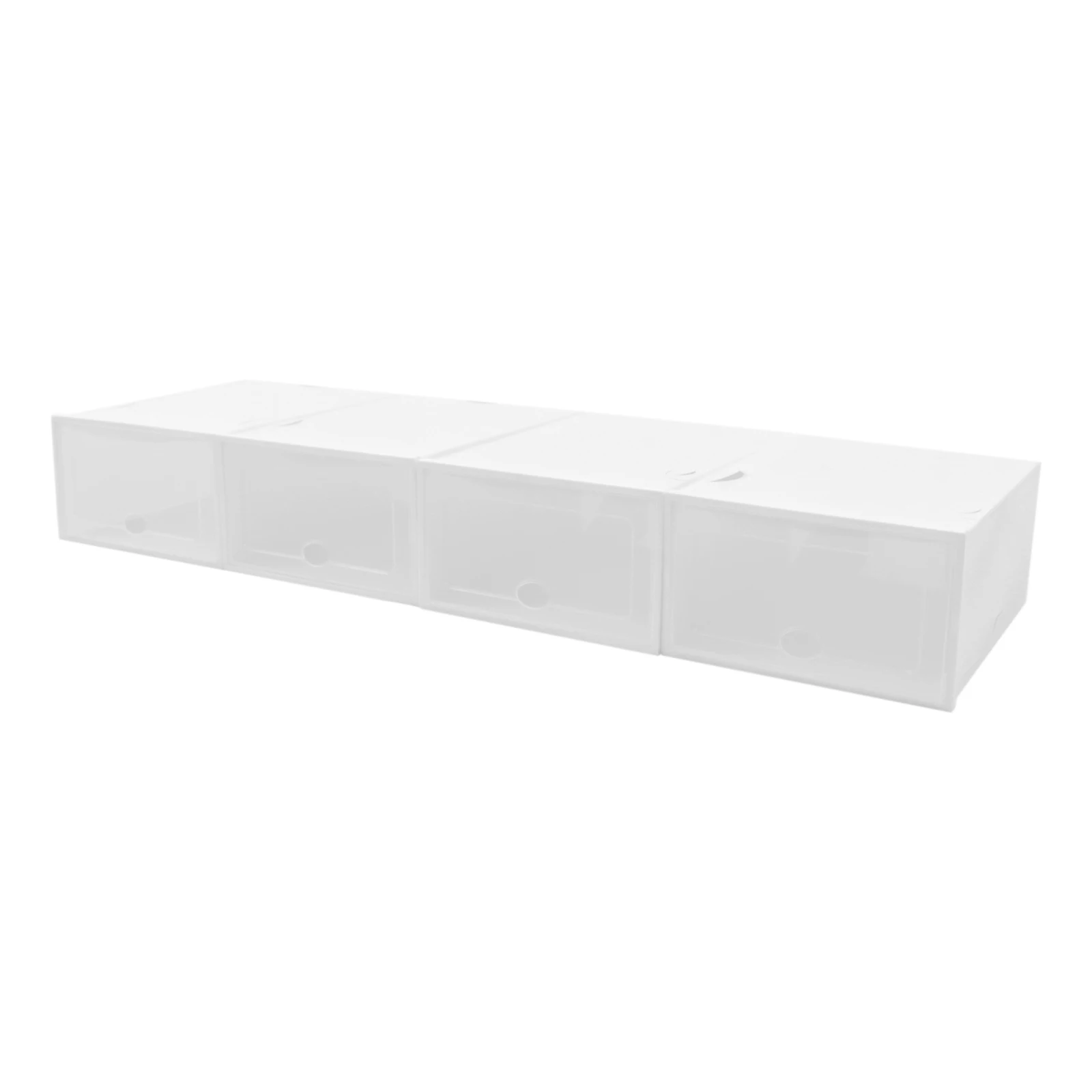 Stackable Shoe Boxes – 20-Piece Foldable Storage Organizer with Transparent Front for Easy Access and Space Saving 2