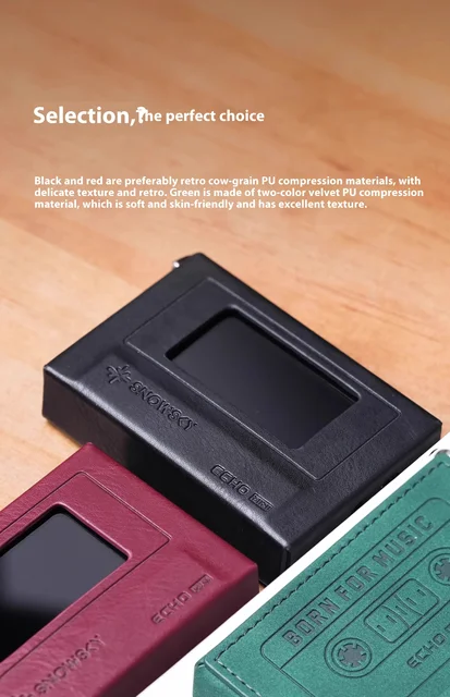 ハイレゾプレーヤー『sky ECHO MINI』＋専用ケース【美品】 For FIIO SNOWSKY Echo Mini Music Payer Protective Case