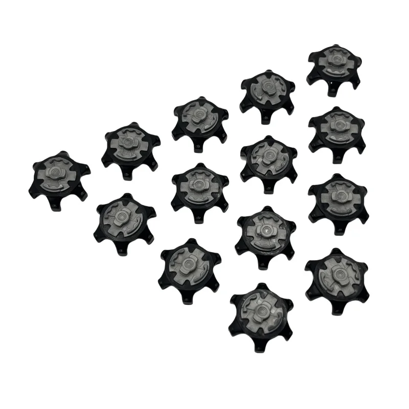 14Pcs Golf Shoe Spikes Replacement Screw Cleat System Studs Fast Twist 3 Colors Shoe Spike Pins Golf Training Aids Accessories 2