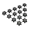 14Pcs Golf Shoe Spikes Replacement Screw Cleat System Studs Fast Twist 3 Colors Shoe Spike Pins Golf Training Aids Accessories 2