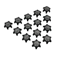 14Pcs Golf Shoe Spikes Replacement Screw Cleat System Studs Fast Twist 3 Colors Shoe Spike Pins Golf Training Aids Accessories 2