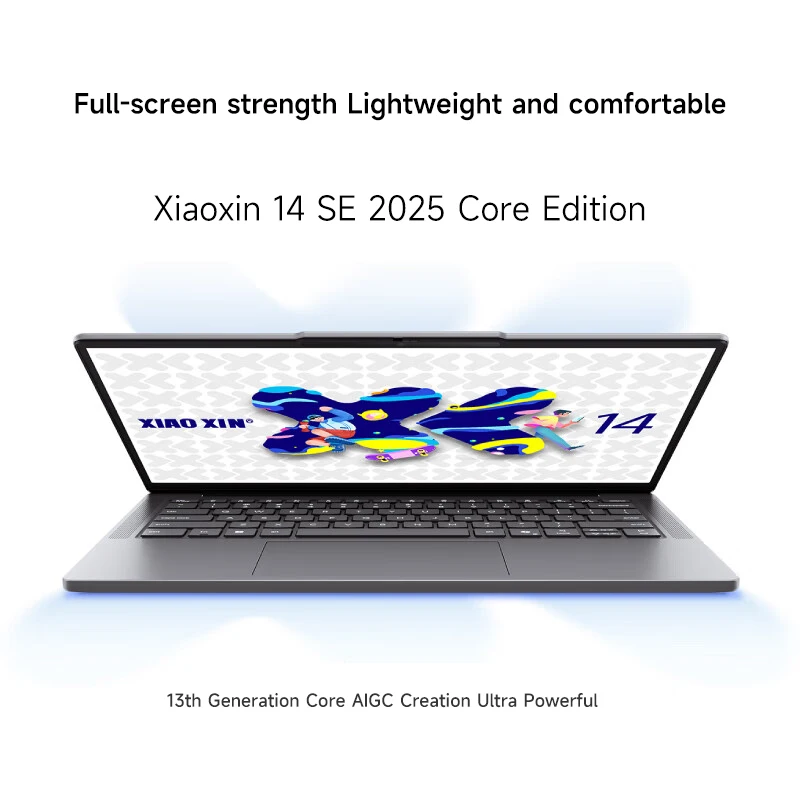 Lenovo Laptop Xiaoxin 14SE 2025 14” Ryzen 7-8745H/I5-13420H 16G/24G DDR5(Scalable）512GB/1TB/2TB SSD Slim laptop Notebook PC 2