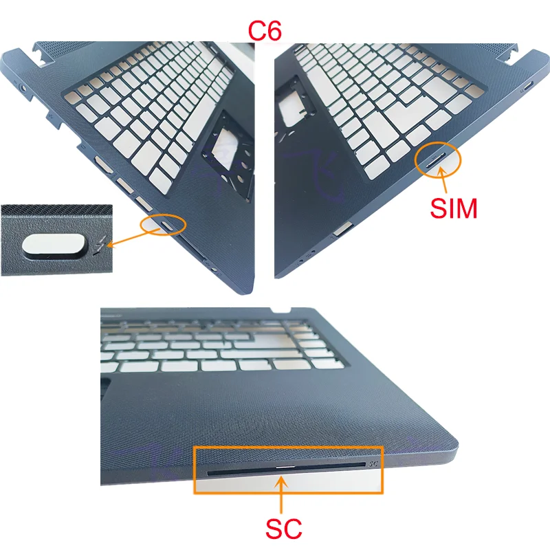 For Acer TravelMate P214 N19Q7 laptop screen back case top cover front bezel frame palm rest upper base lower bottom shell hinge