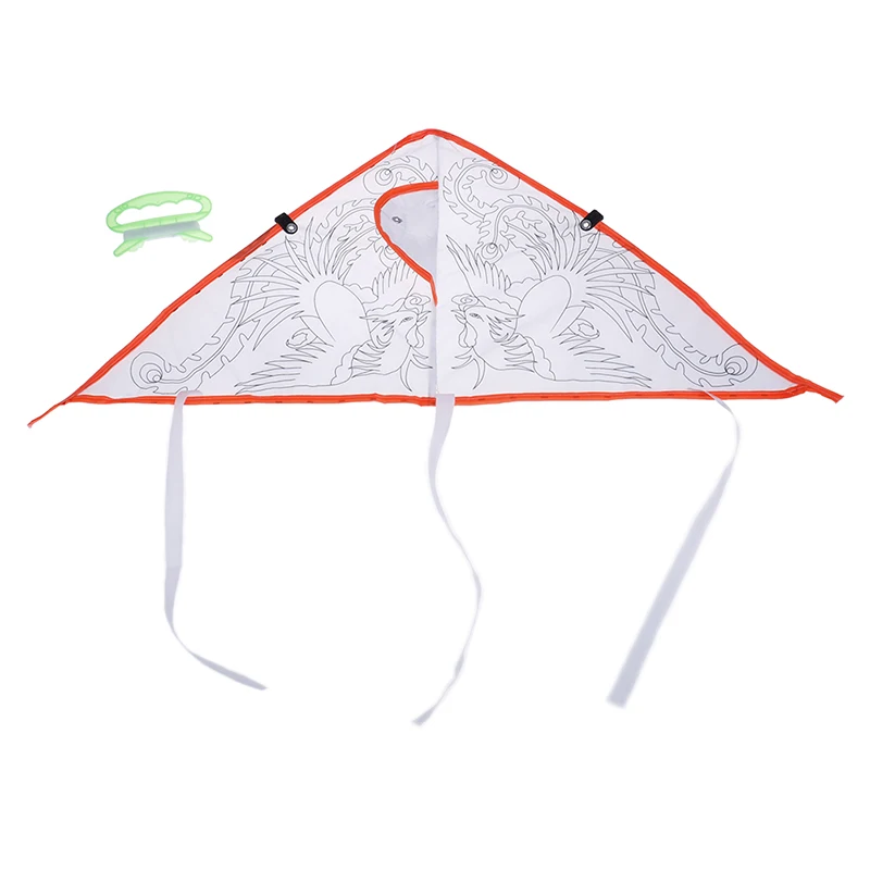 

1Pc DIY Cartoon painting kite foldable outdoor kite children kids sport toys