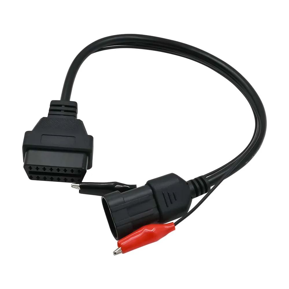 OBD2 Cable 3Pin to 16Pin for Fiat for Lancia Alfa Remeo OBDII Plug 3 Pin Connector Adapter Car Extension Diagnostic Cables