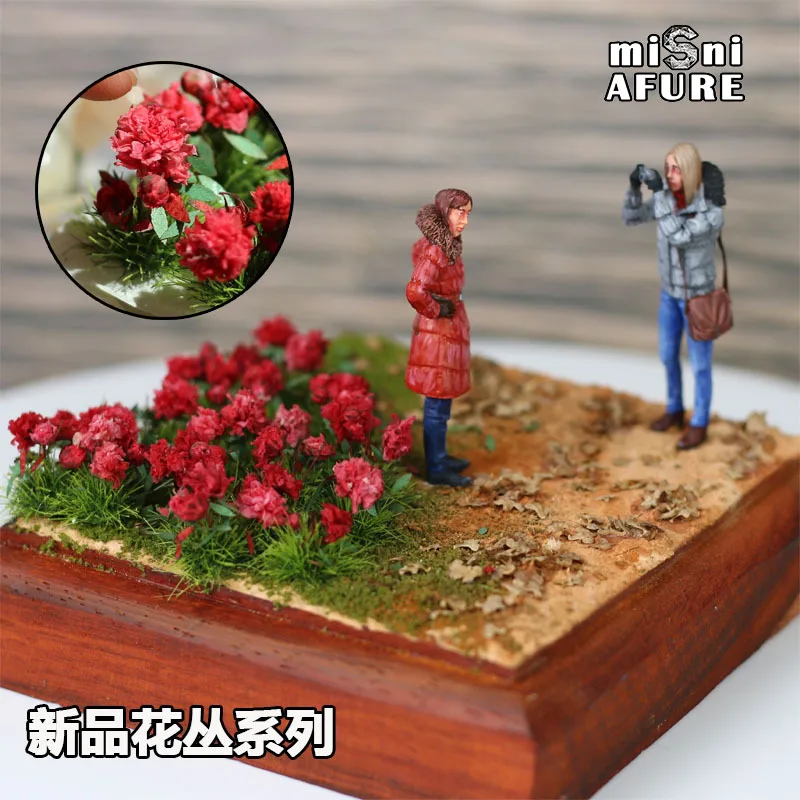 Sand Table Model Simulation Flowers Series Model Flowers and Grass Sand Table Scene Production Diy Handmade Materials  Diy Toys 50 pcs willow building model sand production simulation model of the tree model train micro landscape decoration materials