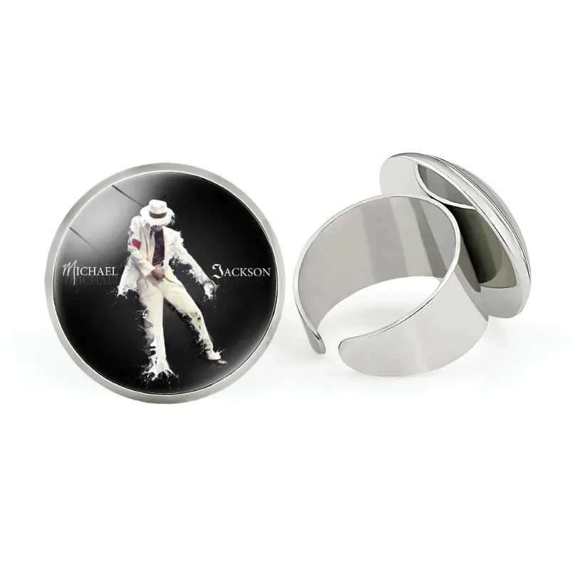 Adjustable Open Ring Michael Jackson Rock Singer Style Metal Ring Fashionable Jewelry Accessory from Mainland China