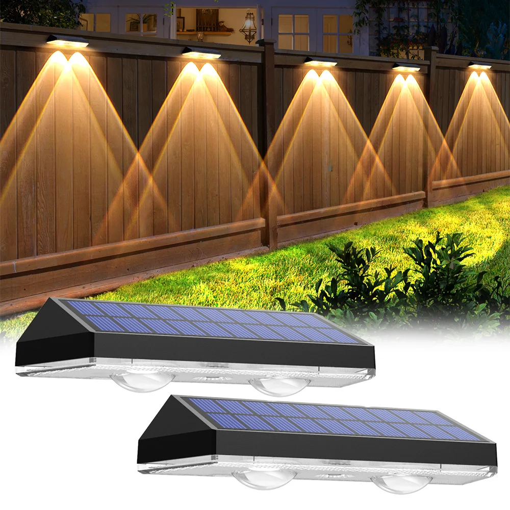 Lampada Solare Path Deck Wall Scale Light Giardino Luci A Led Illuminazione Esterna Impermeabile Lampada Solare Per Giardino Step Patio Fence