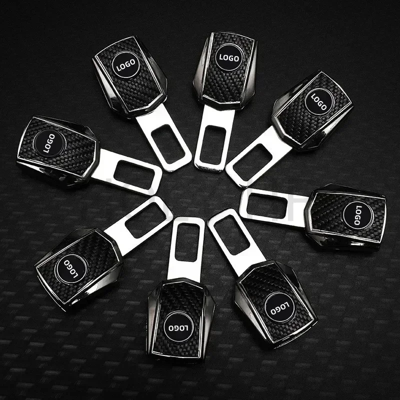 Universal car seat belt extender is suitable for all new car safety extension buckles with carbon fiber patterns seat belt extender car seat belt accessory seat belt extender kit