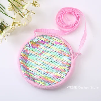 Kids Girls Mini Sequin Crossbody Bag