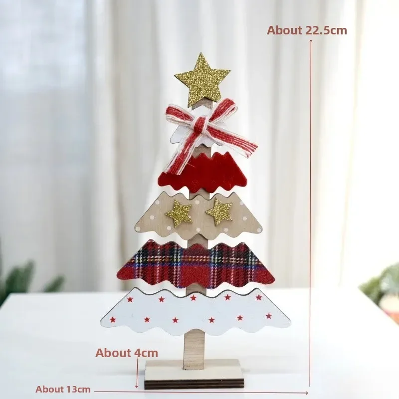Christmas Desktop Wooden Home Decoration Ornaments Creative Festive Atmosphere Decoration Christmas Gifts