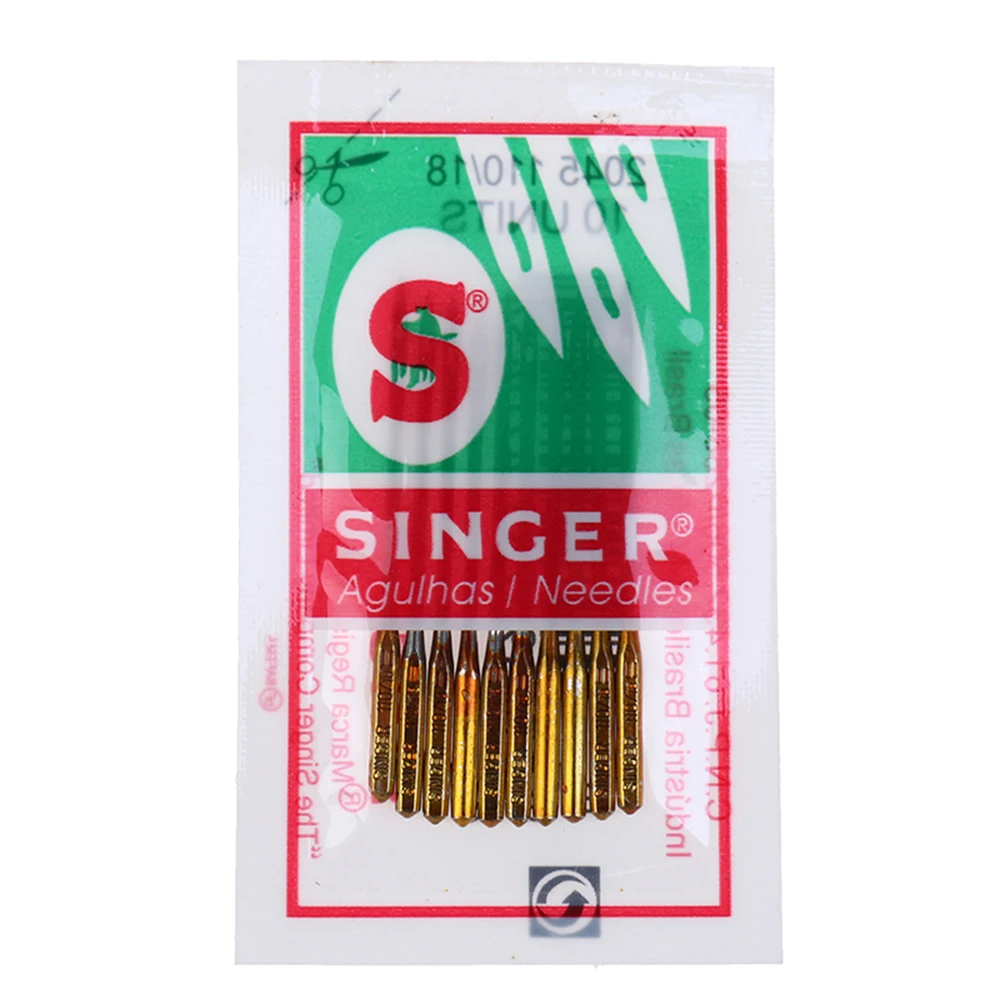 Sewing Accessories 50 PCS/Set Mix Size Singer Sewing Needle HAX1 705H 9#,11#,14#,16#,18# For Domestic Household Sewing Machine