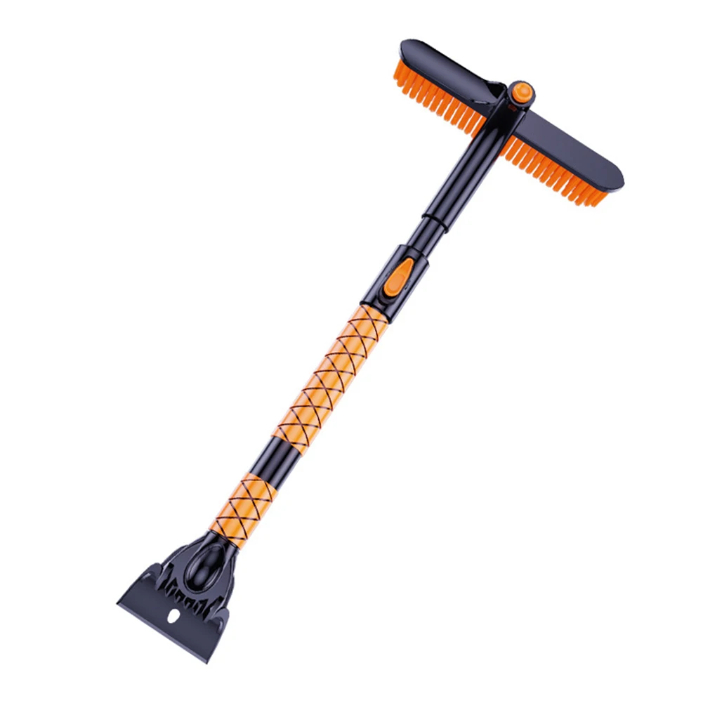 Car Ice Snow Remover Vehicle Windshield Ice Removing Brush Shovel Orange