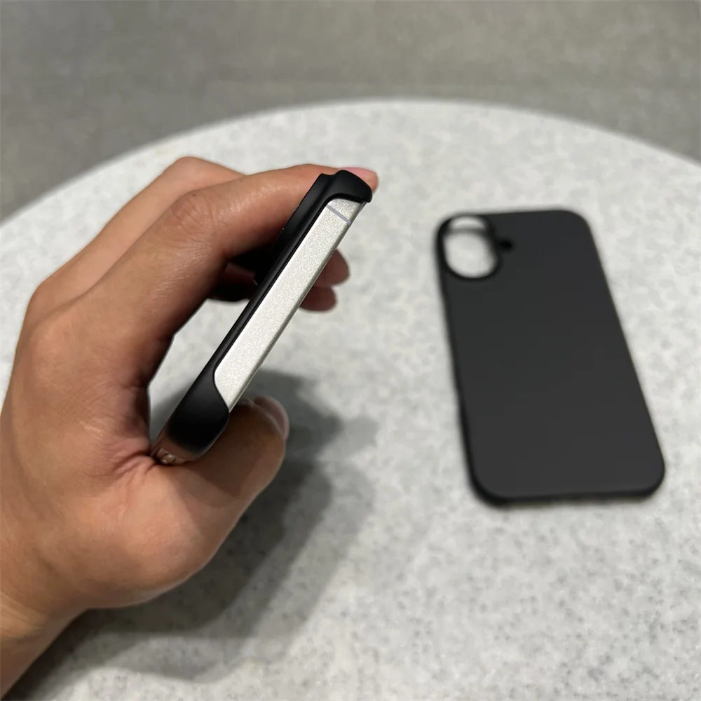 Coque de protection de luxe ultra fine en PC mat sans cadre pour iPhone 16 15 14 13 12 11 Pro Max Plus Mini Xs XR 7 8_voghion.com