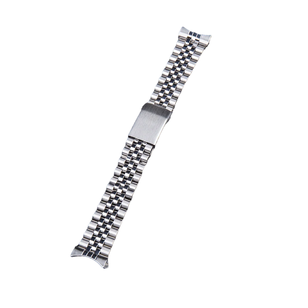 316L 18mm 19mm 20mm Stainless Steel Sliver Gold Jubilee Watch Strap Band Bracelet Compatible For Skx Watch