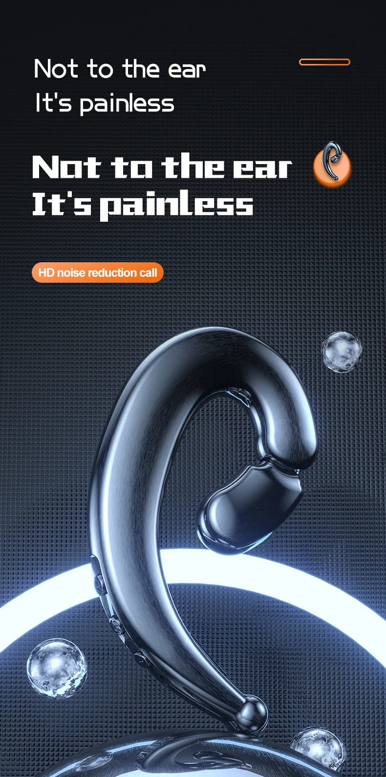 Description Picture 2 of itemPainless To Wear Wireless Single-ear Bluetooth Headset With Ultra Long Standby Time Universal for Android and Apple 【M-520】
