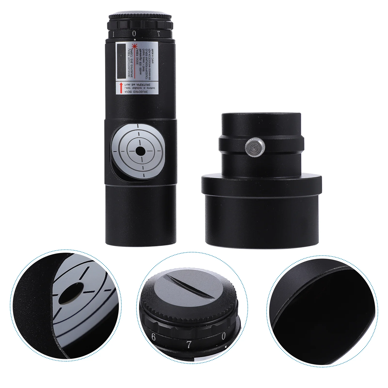 

Telescope Collimator Adjustable Metal Eyepiece Adapter 7 Level Calibrator Alignment