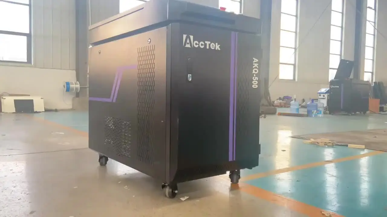 AccTek лазерный очиститель металла форма для удаления ржавчины оксидный слой