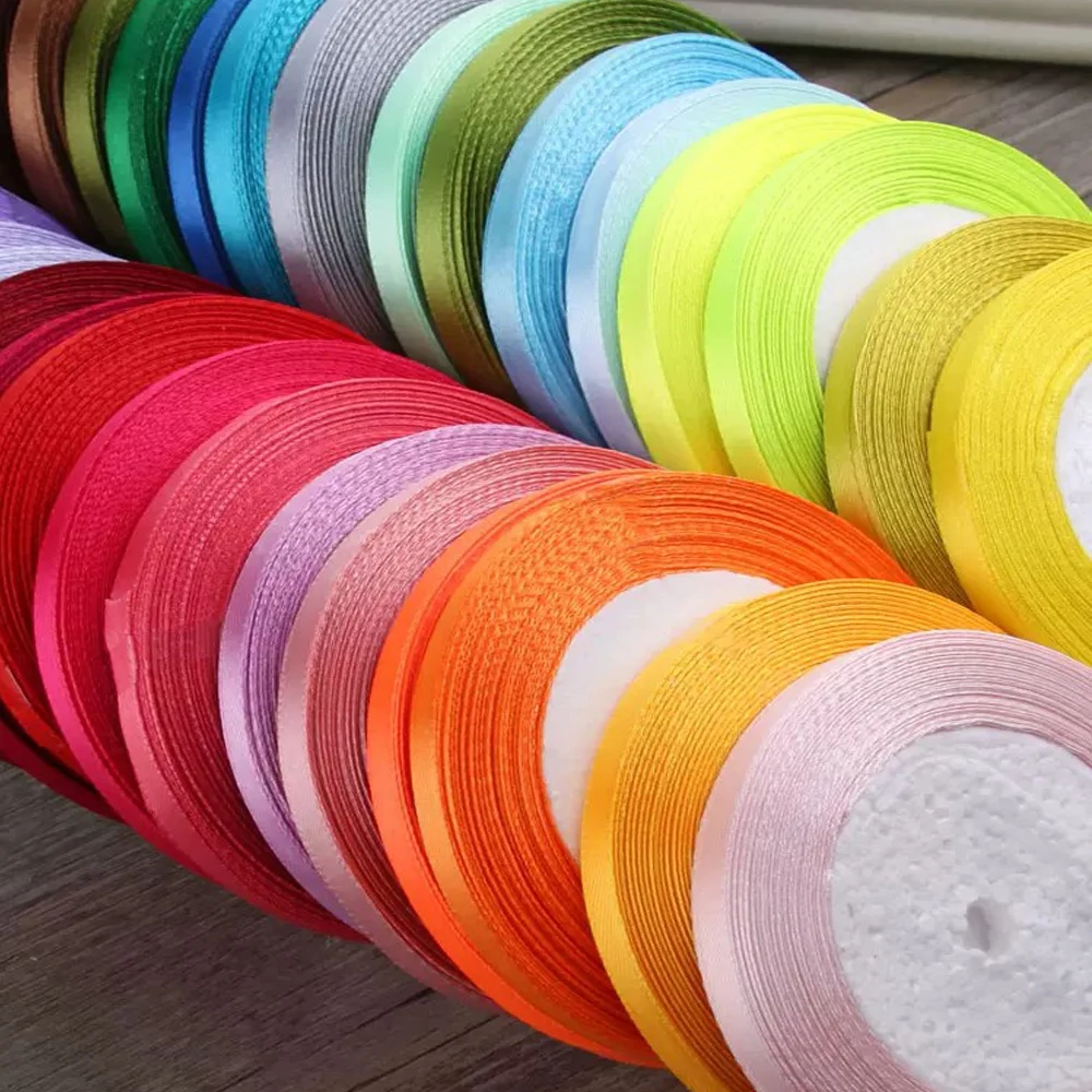 25YardsRoll6mmColoredRibbonHairBandRibbonHeadwearHair