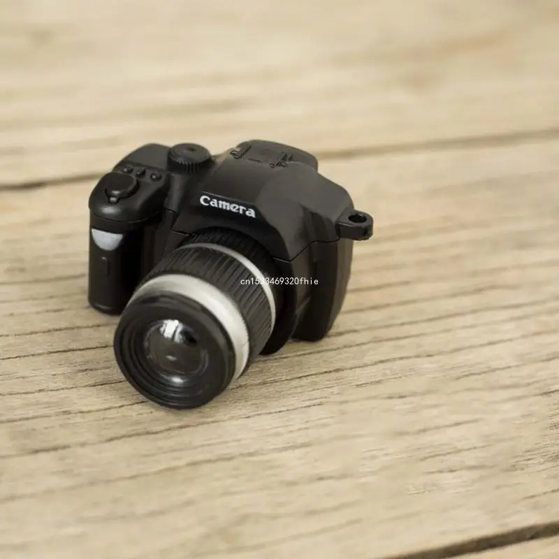 

Миниатюрная ретро-камера, игрушка 1/12, кукольный домик, мини-камера, реквизит для фотосъемки новорожденных/