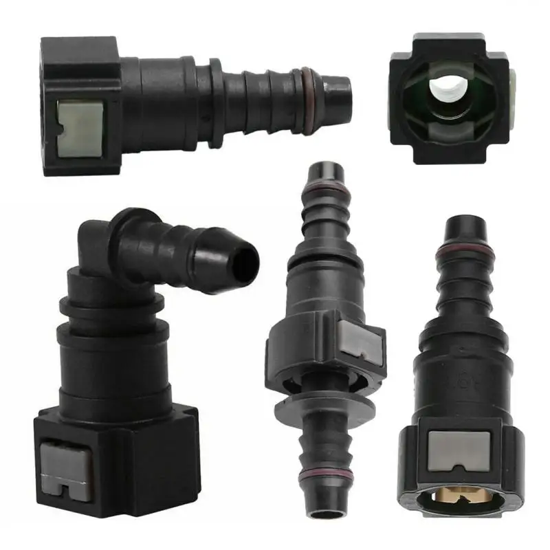 Fuel Line Coupler Car Fuel Line Quick Connector ID6 ID10 7.89/9.89/11.80 Rubber Hose Coupler Quick Release Connector Oil Pipe Connect Car Tools