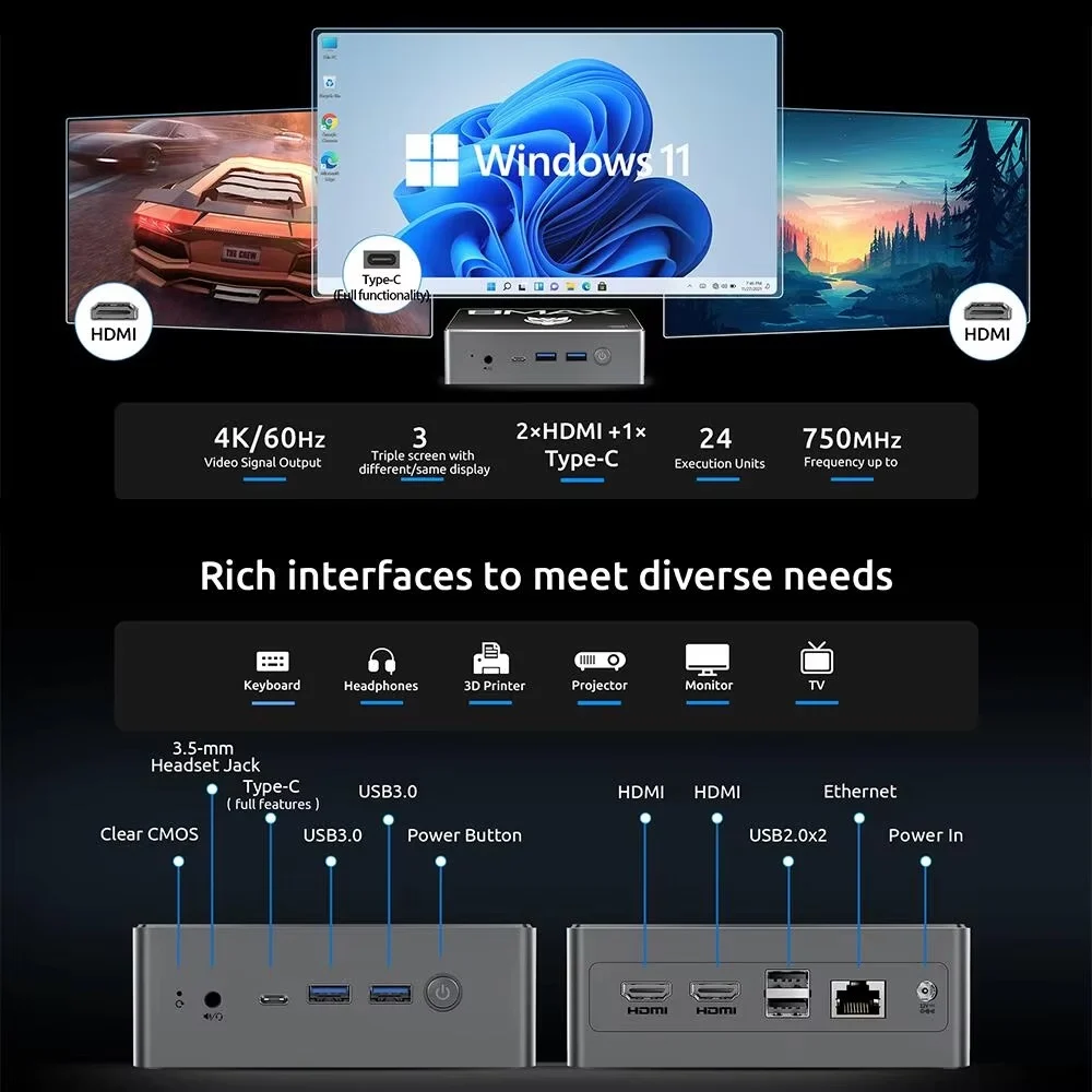 BMAX B4plus ミニPC Win11【N100 16GB+512GB 】 Amazon.co.jp: BMAX ミニPC 16GB DDR4 512GB SSD Intel N100