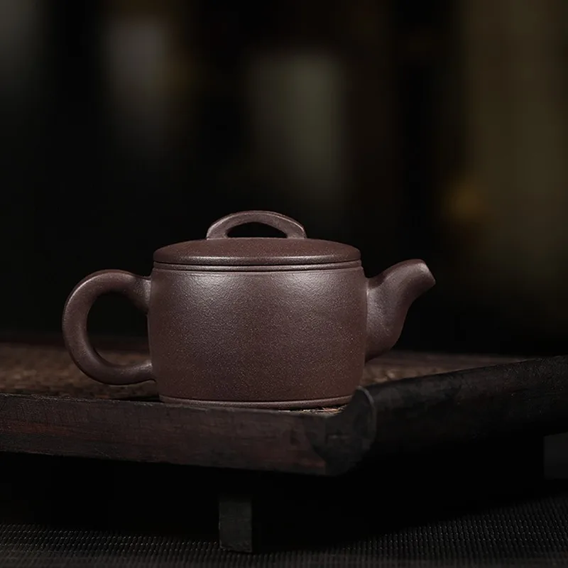 

Инвертированная ручка Xishi Yixing, чистый полностью фиолетовый глиняный горшок, Женский семейный набор, Hanwa, фиолетовая глина