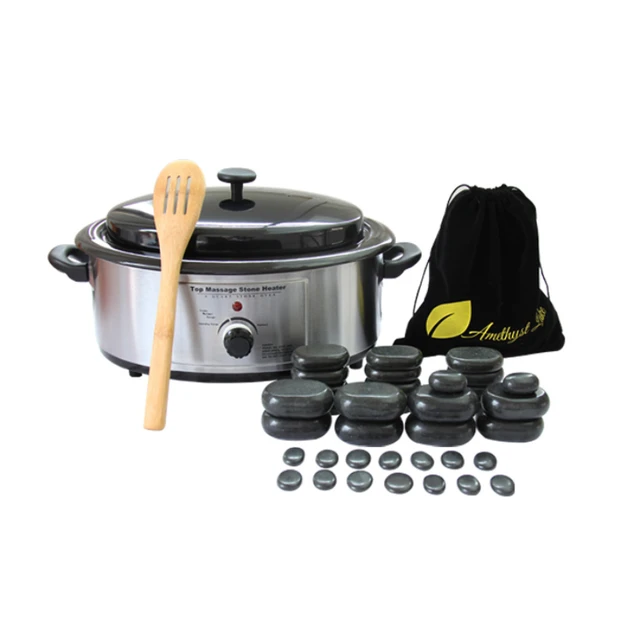 ホットストーンとホットストーンウォーマーのセット ホットストーン&ストーンウォーマーセット ホット販売アイテムスパ
