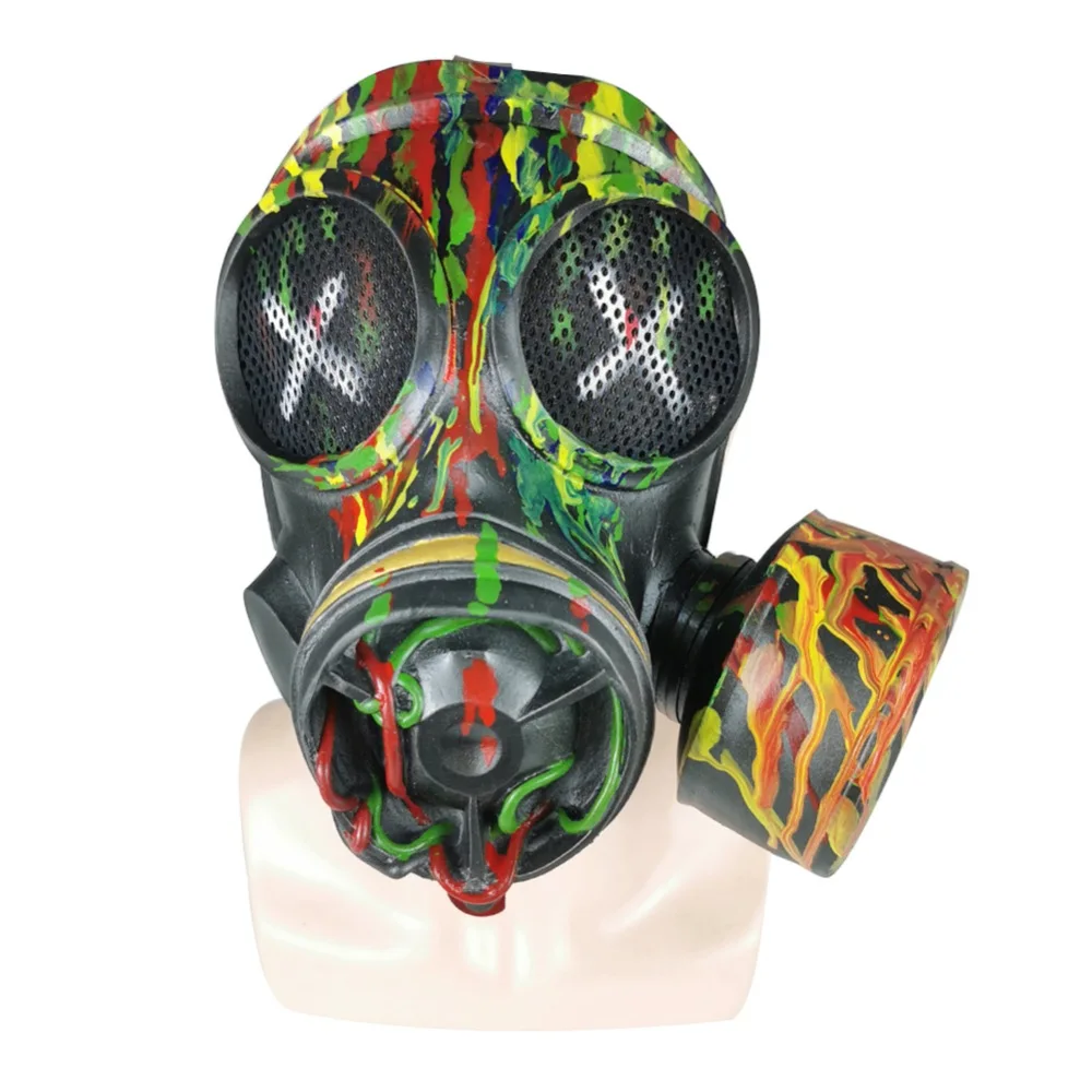 Marikito Punk LED Maske - Neon Sci Fi Maske Für Cosplay & Fasching