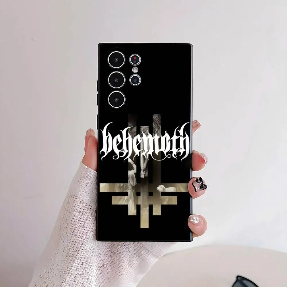 Frosted Non-Slip Soft Cover with Logo Band Design - Behemoths Phone Case