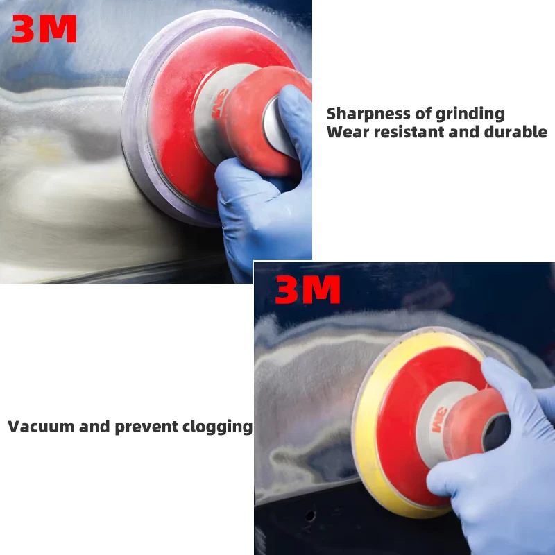 3M6-inch Purple Cyclone Sandpaper 150mm Flocked Self-adhesive Disc Abrasive Car Hardware Wood Sanding 80-800grit sanding discs polish sand paper sandpaper tools