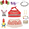 Fairy Toddler Baby Girl Cosplay Princess Moana Costume Infant Cartoon Birthday Party Clothes 2025 Halloween Newborn Clothing Set