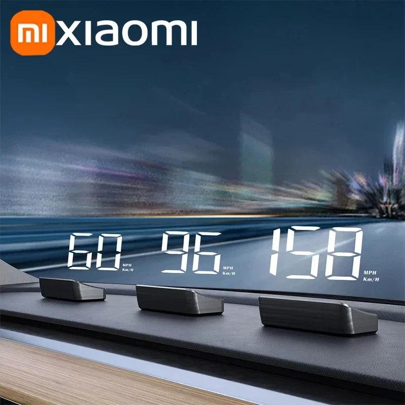 Xiaomi Car Speedometer HUD Head Up Display Digital Speed Meter Windshield Projector Vehicles Truck Auto Electronics Accessories car windshield projector