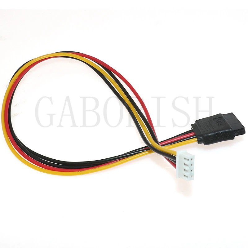 Cable de carga de energía SATA de 2,54mm y 4 pines pequeños, placa base de control Industrial, cable ATX, cable alimentación de 5V ITX y 12V, Uds.|Conectores| - AliExpress