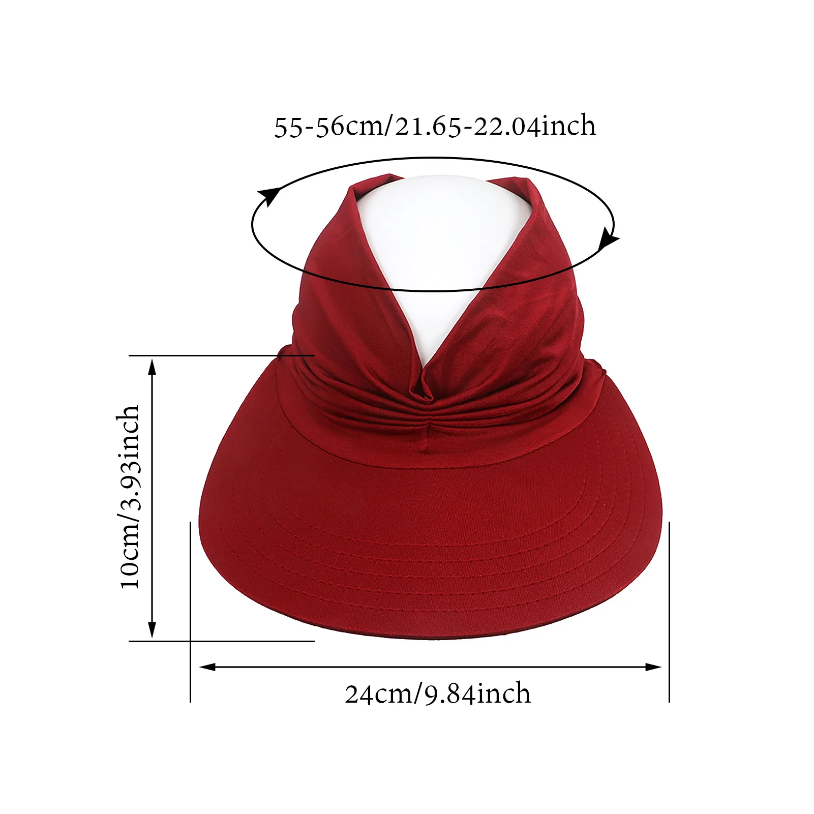 Empty Top Sun Cap Sun S For Women With No Headache Summer Hats For Women Girl UPF 50 UV Protective Beach Elastic Hollow Top