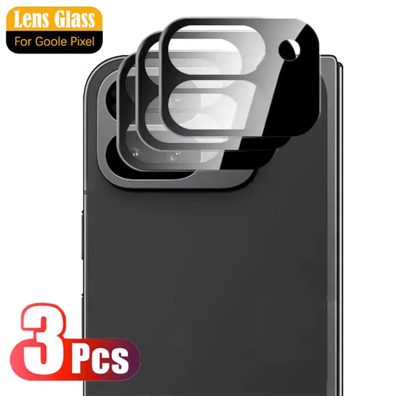 Enhanced Full-Coverage Back Camera Lens Protector - 3 Pack Tempered Glass Film