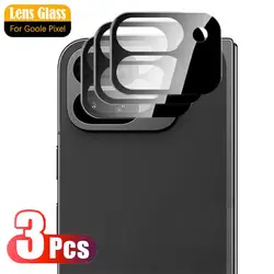 Enhanced Full - Coverage Back Camera Lens Protector - 3 Pack Tempered Glass Film - Google Pixel 9 (3Pcs)