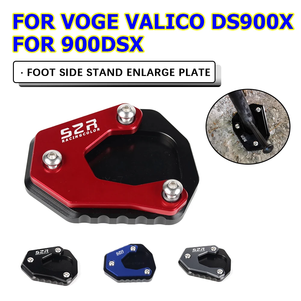 Cavalletto Laterale Per Voge 525/900 DSX 2023-2024 - Estensione In Alluminio CNC, Blu - Foto 6