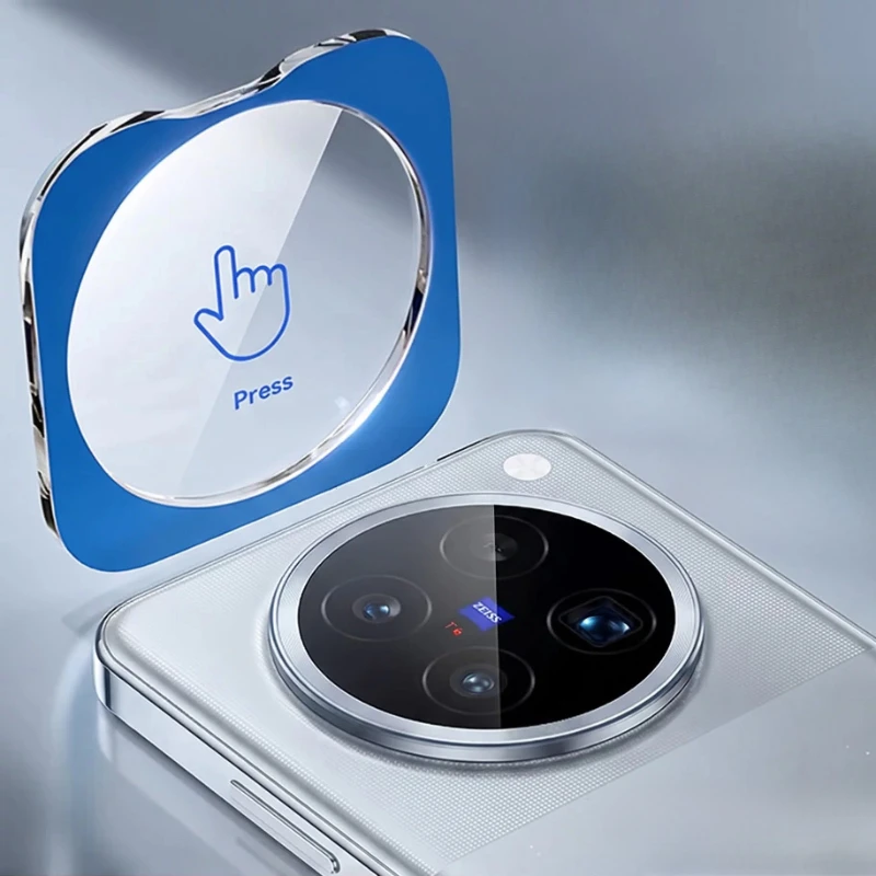 Premium Camera Lens Protector - Tempered Glass Cover with Positioning Lens Ring Film