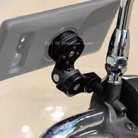 Universal Motorcycle Sheep Pedal Imitation Race ADV Street Bike Handlebar Motorcycle Navigation Mobile Phone Holder 2