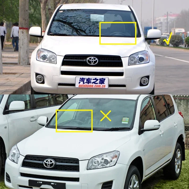 Smoke Window Visors For Toyota RAV4 2006-2012 - 4 Piece Rain Guard Deflector Set-749686