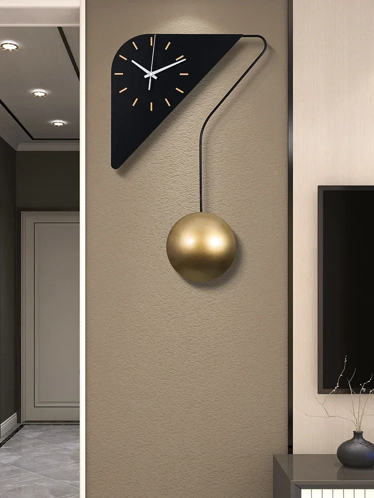 

Clock Wall Clock Living Room Home Fashion Decoration Pocket Watch Modern Minimalist and Magnificent Light Luxury