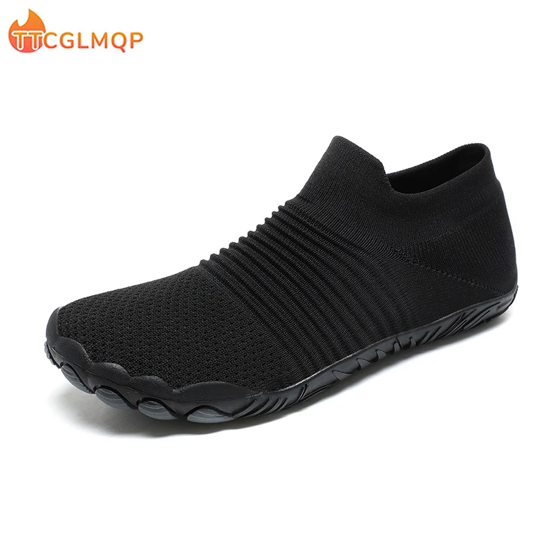 New Mens Wide Barefoot Mesh Shoes Sneaker 2024 Women Flats Soft Zero Drop Sole Wider Toe Light Weight Fashion Sneakes Large Size