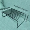1pc Expandable Shelf Organizer For Kitchen Countertop, Metal Cabinet Organizer Pantry Sht, Space Saving Non Slip Rustproof 4