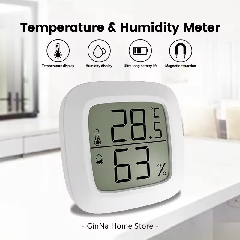 Digital Indoor Thermometer Hygrometer Temperature Humidity Meter