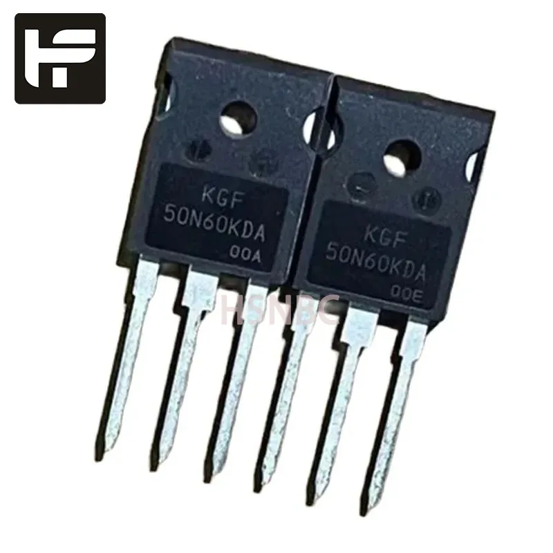 

10Pcs/Lot KGF50N60KDA OR KGT50N60KDA 50N60KDA 50N60 TO-247 50A 600V IGBT Field-effect Transistor New Original
