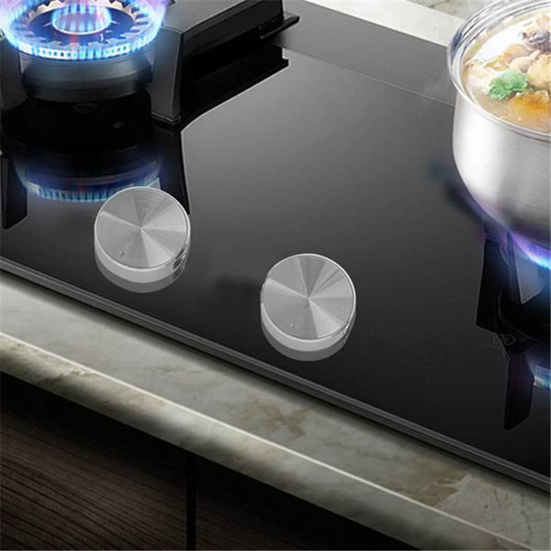 Alloy material Rotary Switches Round Knob 2Pcs Gas Stove Burner Oven Kitchen Parts Handles For Gas Stove gas stove parts